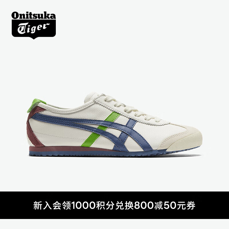 Onitsuka Tiger��V��MEXICO 66?���������ﶬ��Ů�����˶�Ь �װ�ɫ/��ɫ 42 924Ԫ