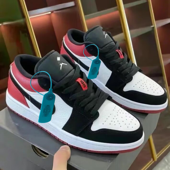 AJML莆田纯原Air 乔1 AJ1黑红低帮篮球鞋男女校园板鞋学生运动休闲鞋 AJ乔1灰蓝(高版本+吱吱响) 42