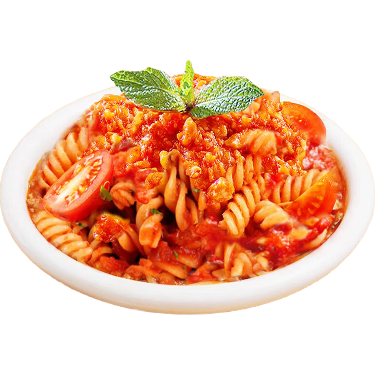 班干部番茄肉酱螺旋冲泡意面117g 盒装意大利速食意面网红西餐速食宵夜