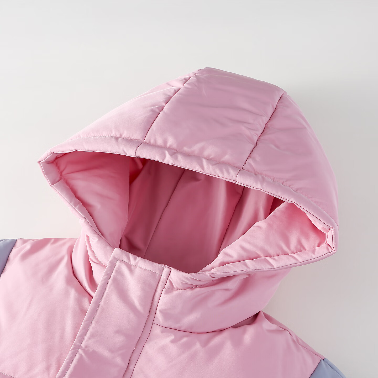 棉花堂（cottontown）棉花堂童装儿童加厚中长款棉服外套男童运动连帽冬季女童保暖棉衣 粉色 130 130/64