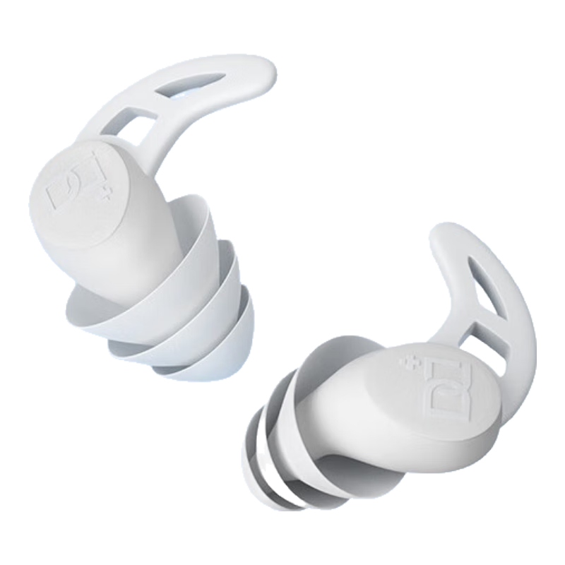 戴思纳米硅胶隔音耳塞 耳塞睡觉睡眠专用隔音宿舍降噪防吵耳朵静 浅灰色2层+2层