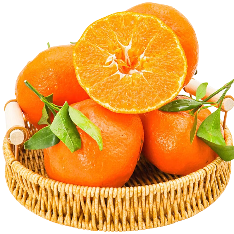 京鲜生 四川甘平大桔子 净重5-6斤 单果250g起 生鲜水果礼盒 