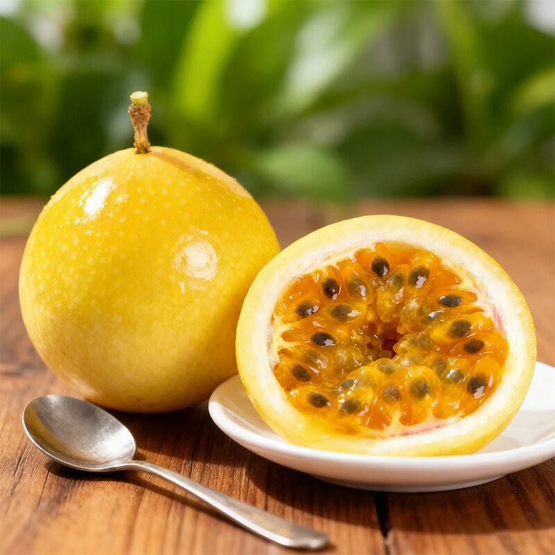 广西黄金百香果应季热带水果酸甜可口新鲜大果孕妇即食 黄金百香果(单果45-60克)1斤