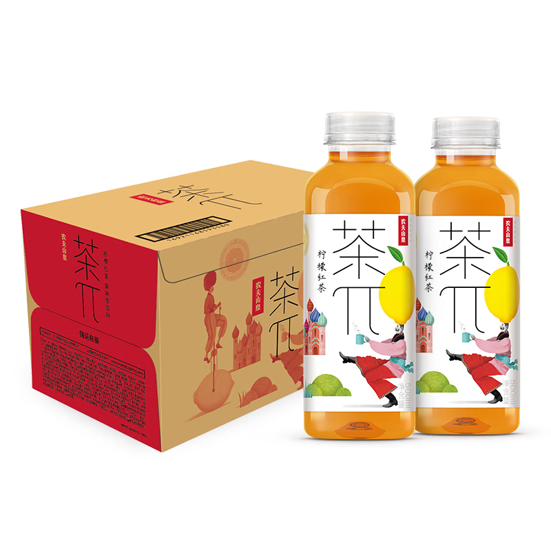 农夫山泉茶派π饮料500ml*15瓶整箱批特价青提蜜桃乌龙茶叶果味饮料 4味各3瓶 500mL*12瓶 【组合】