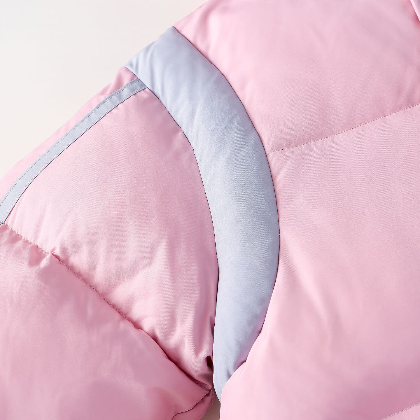 棉花堂（cottontown）棉花堂童装儿童加厚中长款棉服外套男童运动连帽冬季女童保暖棉衣 粉色 130 130/64