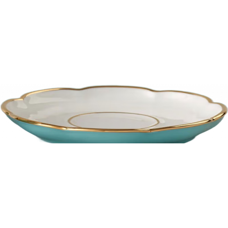 永豐源華祥苑西湖藍(lán)全新杯蓋蓋子夫人瓷蓋底碟馬克杯蓋配件 海上明珠白金350ml