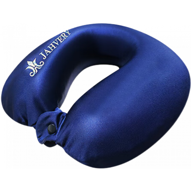 嘉唯（JAHVERY）新款高端定制U型枕 汽車飛機(jī)旅途便攜U 高端定制便攜飛行枕(寶爵藍(lán))