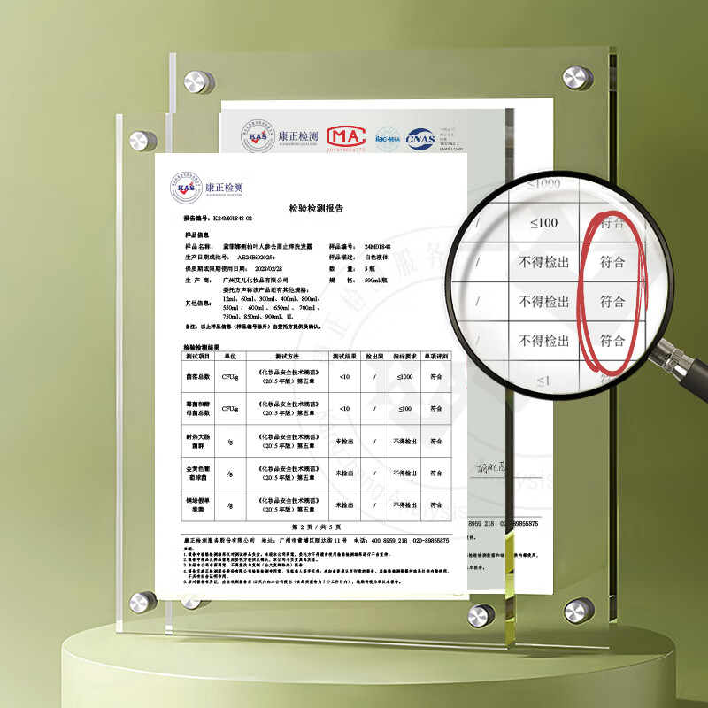 黛菲娜植本草侧柏叶持久留香洗发水 持久留香洗发露 修复去屑止痒洗发露 侧柏叶人参去屑止痒洗发露500ml*2瓶装