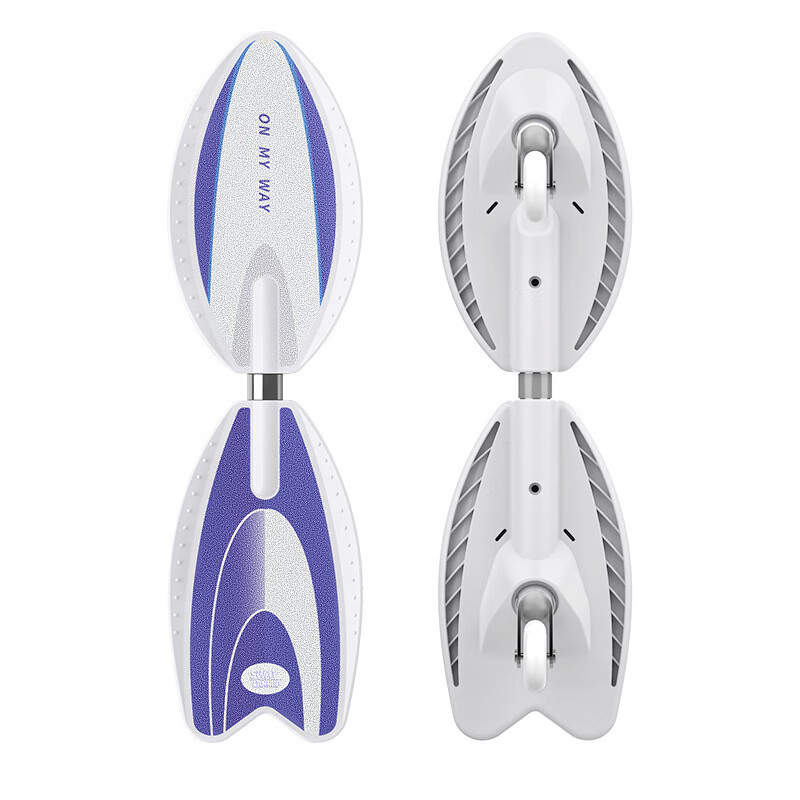 斯威（SWAY）成人兒童男女游龍板活力板滑板蛇板二輪滑板車厚鋁合金游龍板 氣質(zhì)紫白【閃光輪】