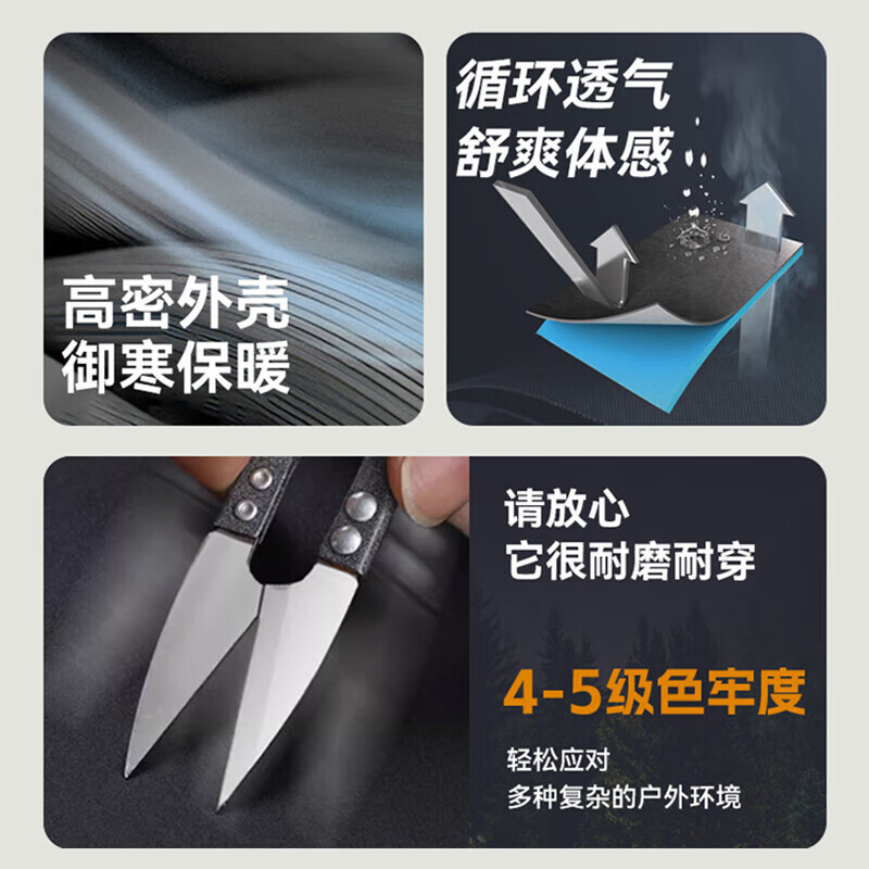 【鹦鹉梨专属】|骐骥红情侣款羽绒服休闲保暖外套户外保暖 姜黄 M (165) 100-115斤