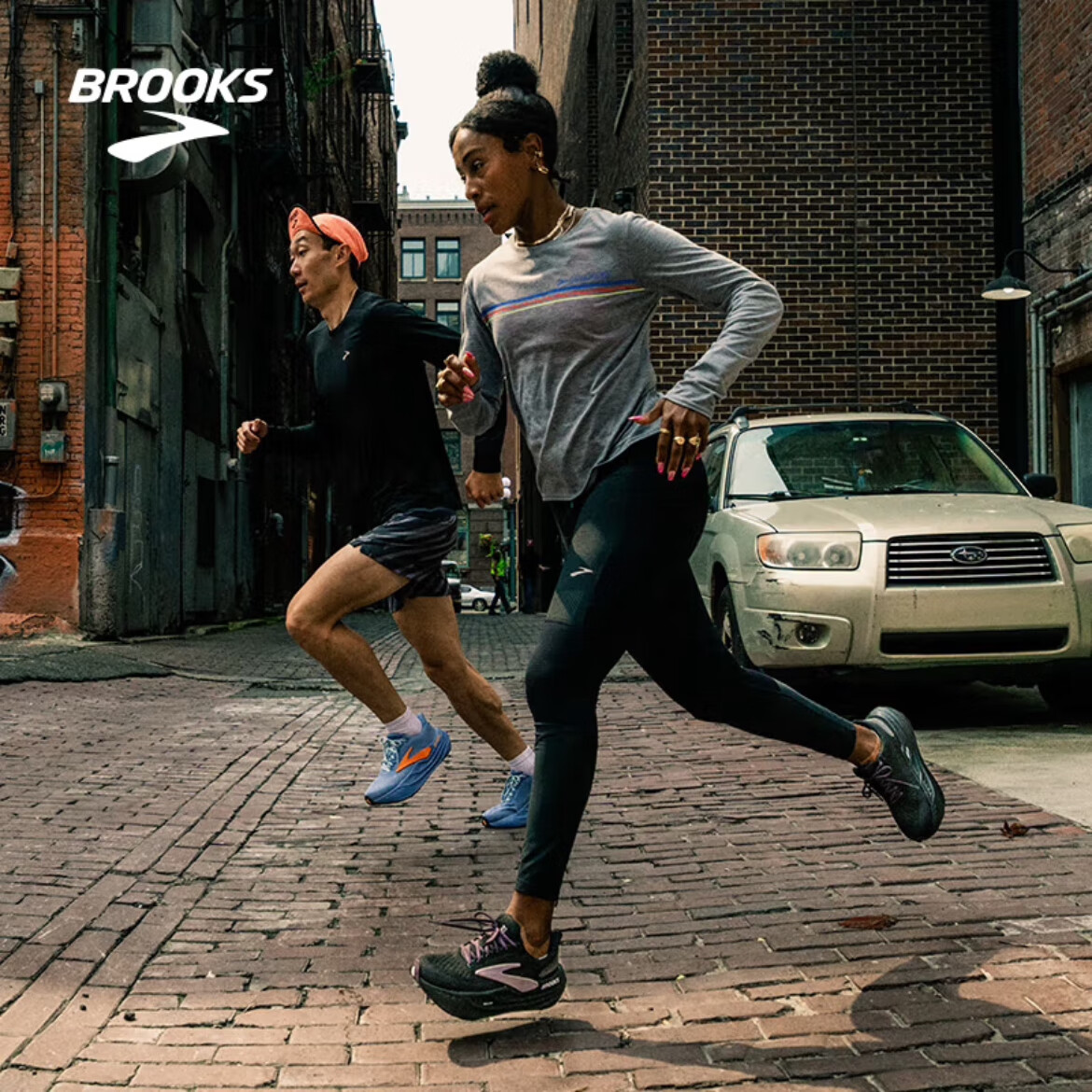 Brooks布鲁克斯Glycerin 超级甘油max一代跑步鞋男女减震鞋马拉松运动鞋 极光黑 40.5