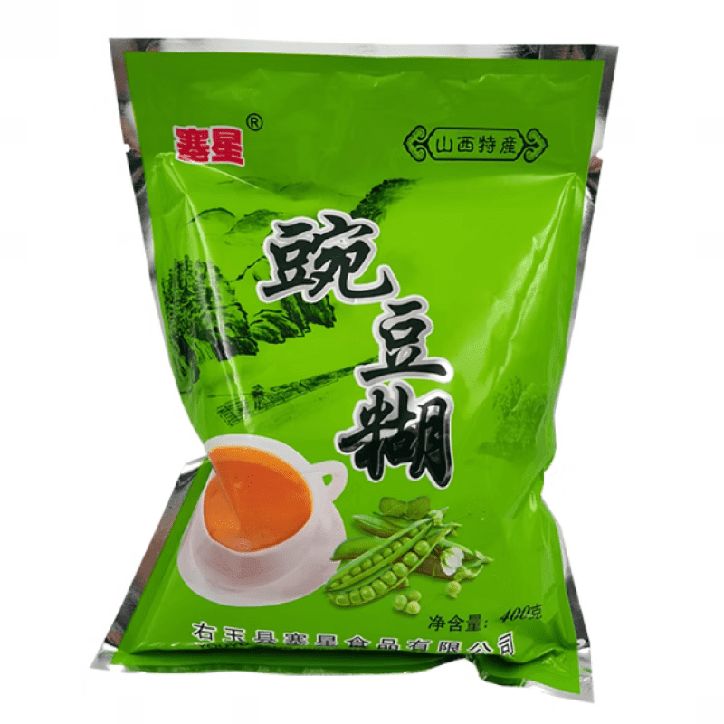 食怀山西特产右玉塞星豌豆糊熟豌豆面糊糊面早餐糊糊食用粉冲饮谷