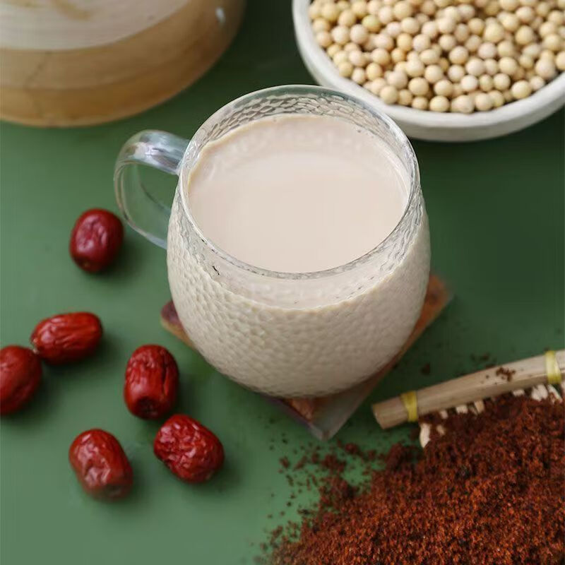 食怀新日期老上海清美醇豆浆健康早餐即饮香浓蜂蜜黑糖红枣奶 清美豆浆280mL【4瓶】 醇豆浆