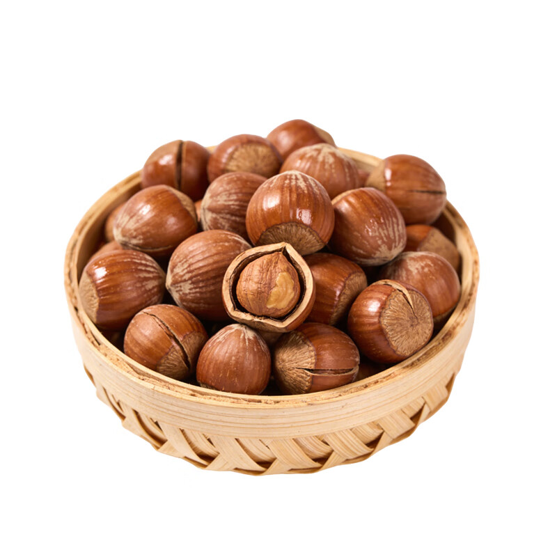 汤泉一品东北大榛子新货东北特产长毛大开口榛子薄皮榛子原味糖炒零食批发 东北开口榛子500g*3袋