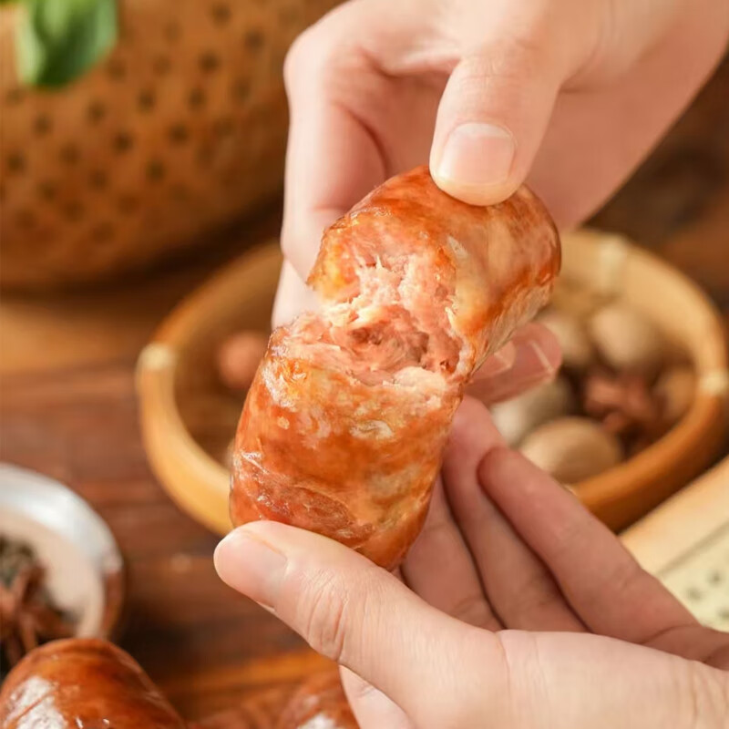 王继莲 小笼黑猪肉烤肠肉肠香肠零食速食烧烤热狗空气炸锅食材超市加热即食 黑猪肉烤肠50g*1【1根】