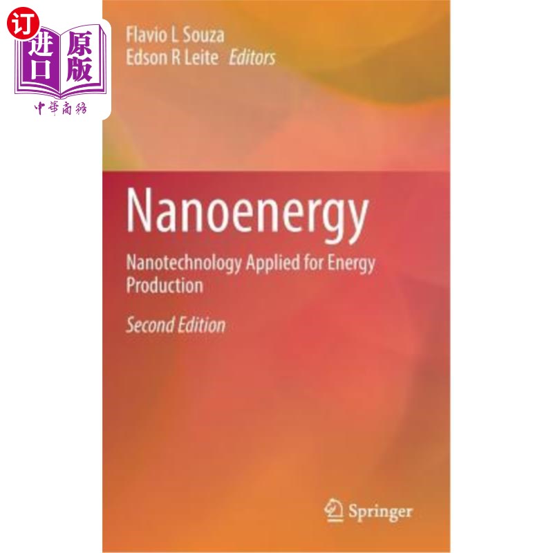 海外直订nanoenergy: nanotechnology applied for energy production