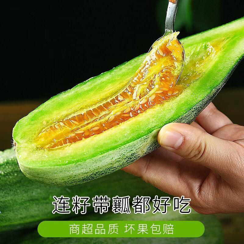 秦品堂山东羊角蜜 新鲜头茬 正宗山东寿光羊角蜜甜瓜蜜瓜应季薄皮瓜 5斤羊角蜜【品质大果】