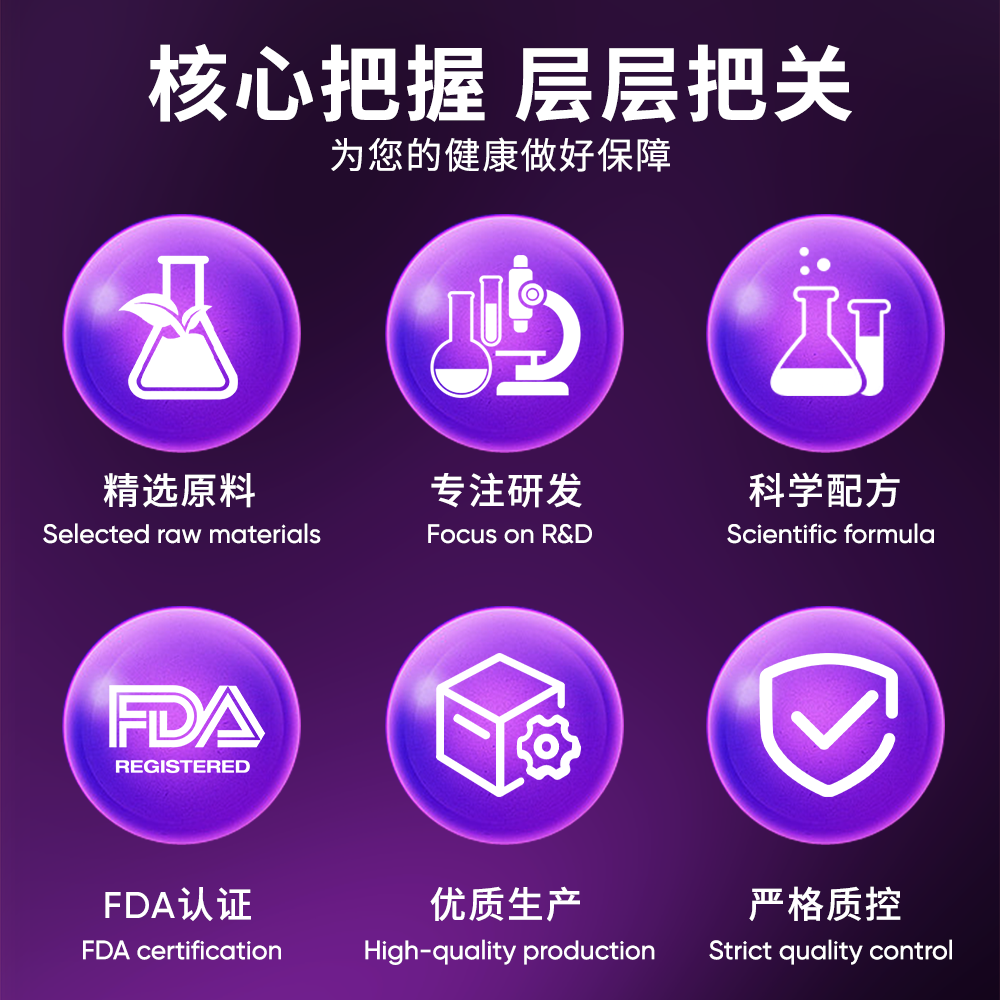 FOODESKY【香港直邮】美国专利白藜芦醇葡萄籽胶囊抗衰老氧化美白亮肤 【巩固周期装】 60粒*3瓶
