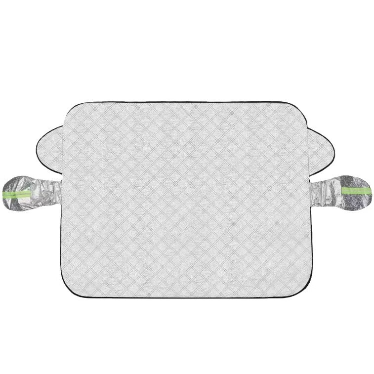 思帝客汽车遮雪挡前挡风遮阳板玻璃遮阳罩加厚磁铁雪挡防冻防霜半罩车衣 加厚9颗磁吸带耳罩【越野款】 四季通用遮阳挡雪