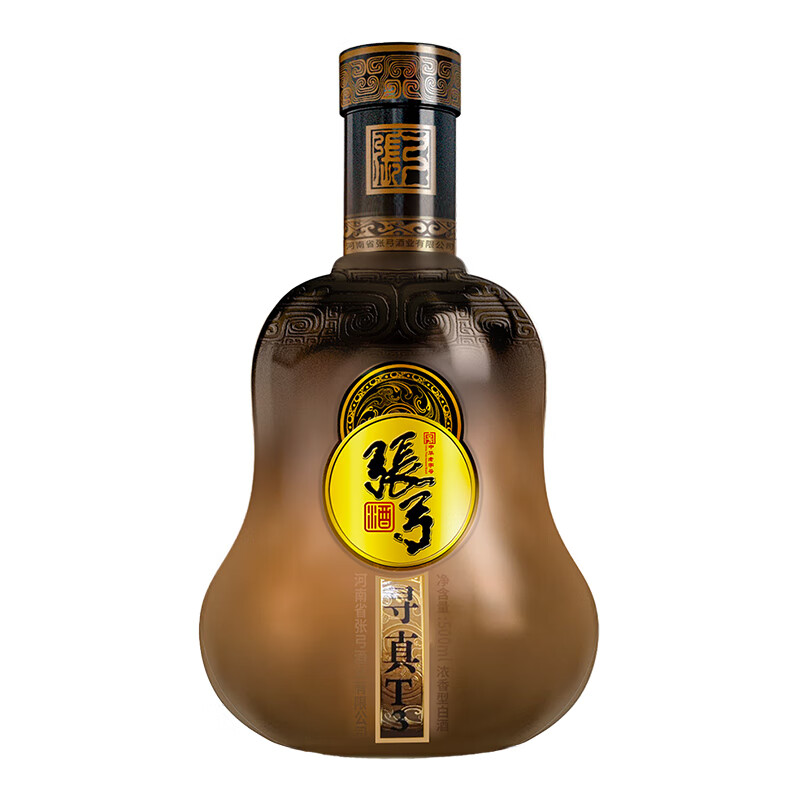 张弓酒【中秋礼品】寻真T3 葫芦白酒浓香型 中华老字号名酒 纯粮食酒 52度 500mL 6瓶 整箱装