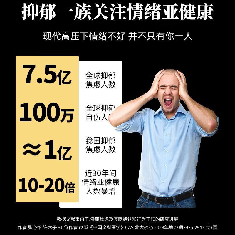 疏肝解郁贴舒缓情绪缓解抑郁焦虑安神舒眠贴