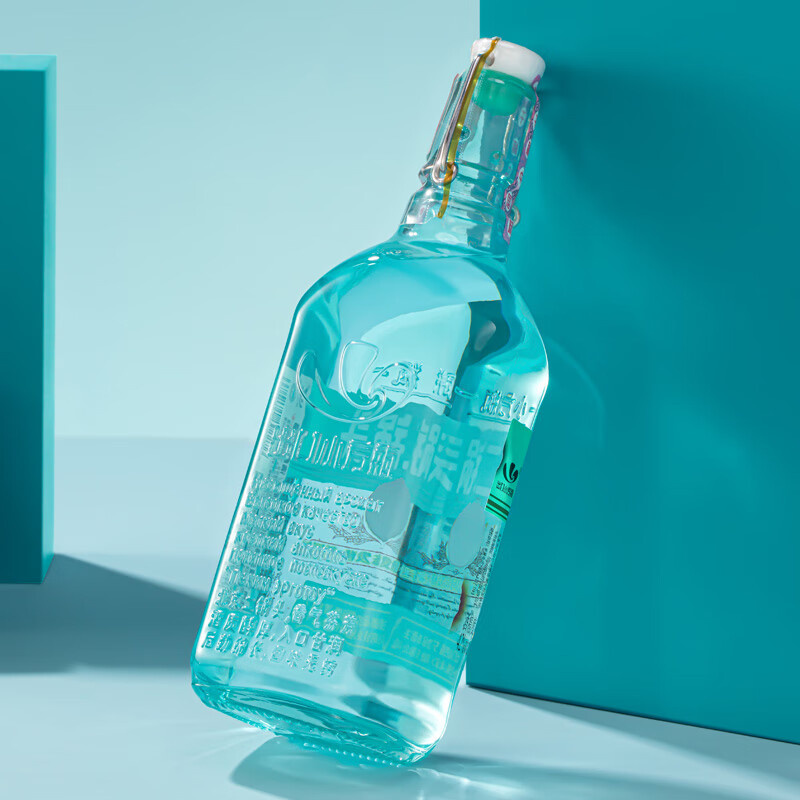 出口小方瓶牌 翡翠 北京二锅头 清香型白酒 42度 500mL 12瓶 整箱装