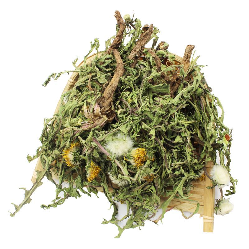 芮哲野生蒲公英茶泡水喝特天然干的级纯整棵株带老根儿中草药材新 100g带根加叶花
