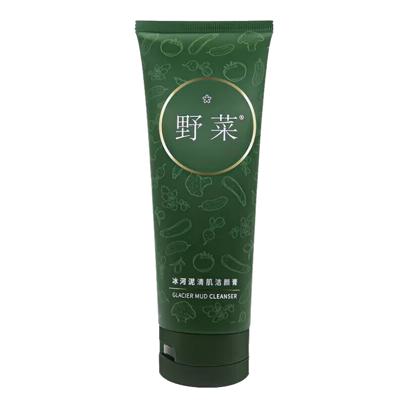 野菜【品牌直售】冰河泥清肌潔顏膏泡沫溫和洗面奶綿密深層植萃清潔 冰河泥清肌潔顏膏1支體驗(yàn)裝