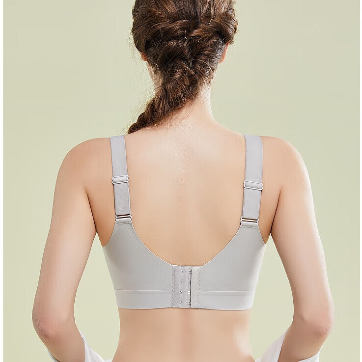 千奈美断码清仓 无痕大胸显小内衣收副乳防下垂薄款全罩杯文胸 经典黑 80B C 通杯