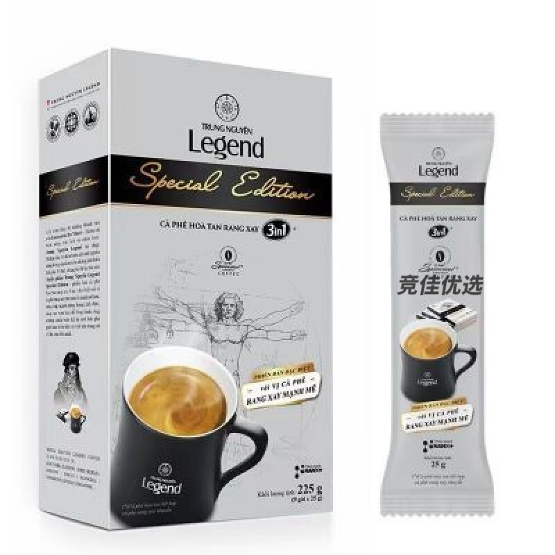 红允越南原装G7中原legend传奇三合一450g特调速溶甄典咖啡18小包 450g