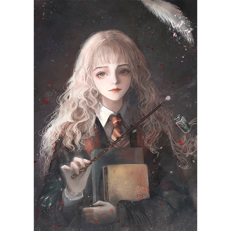 1000片木制拼图系列哈利波特赫敏卡通动漫周边木质拼图成年人趣味减压