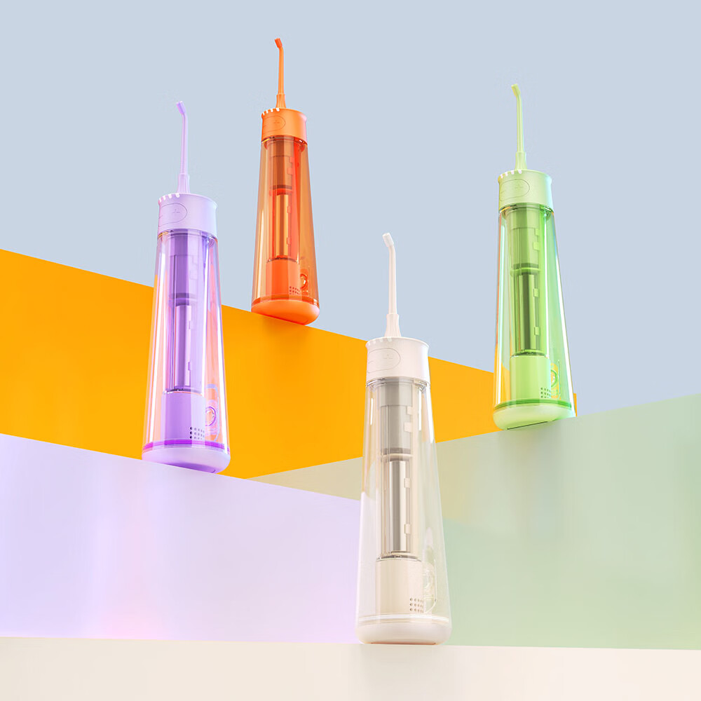 同同家冲牙器H1 电动洗牙器水牙线牙齿冲洗器正畸口腔深层清洁家用便携男女生 新年实用礼物生日礼品 香芋紫