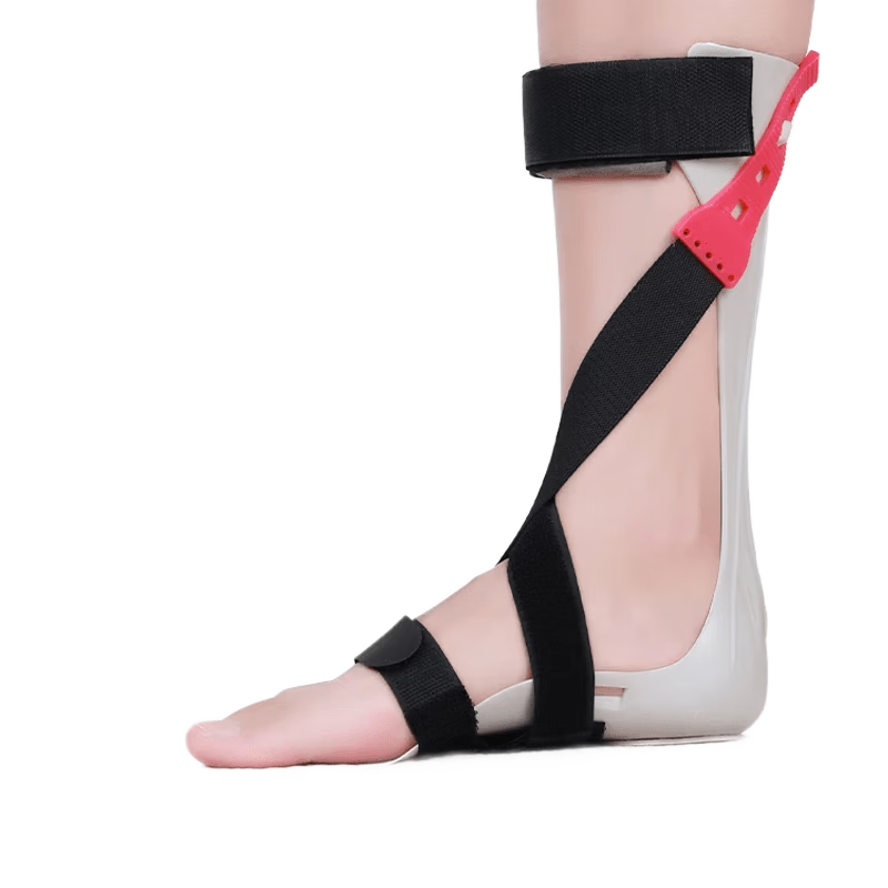 中量足托器足下垂踝足矯形器足內(nèi)翻鞋偏癱足外翻足拖腳托固定器 足下 S碼【35-37碼】 足下垂器【左腳】