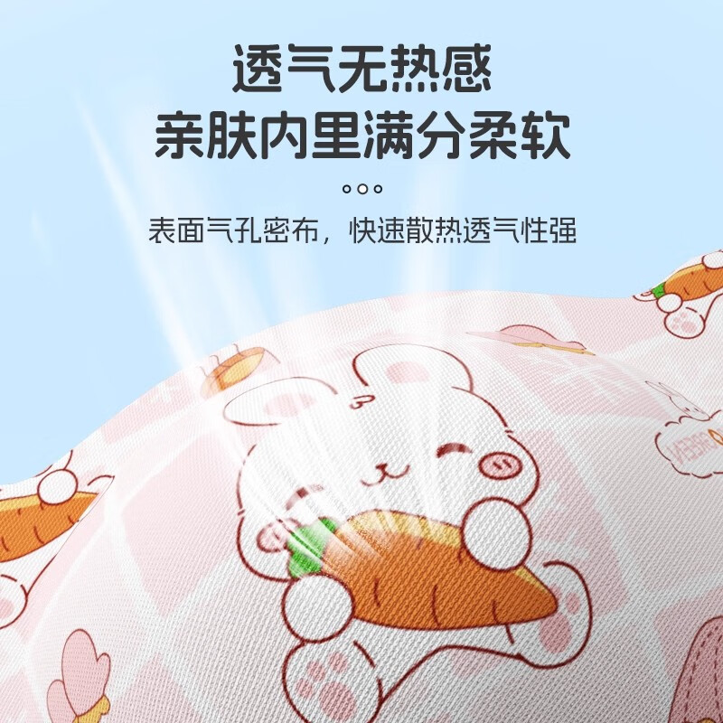 万宝绿婴儿口罩0-6-12个月新生幼儿小月龄透气外出防病毒1-3岁3D秋冬季 10片 5D立体透气丨【三色混搭】可调耳绳