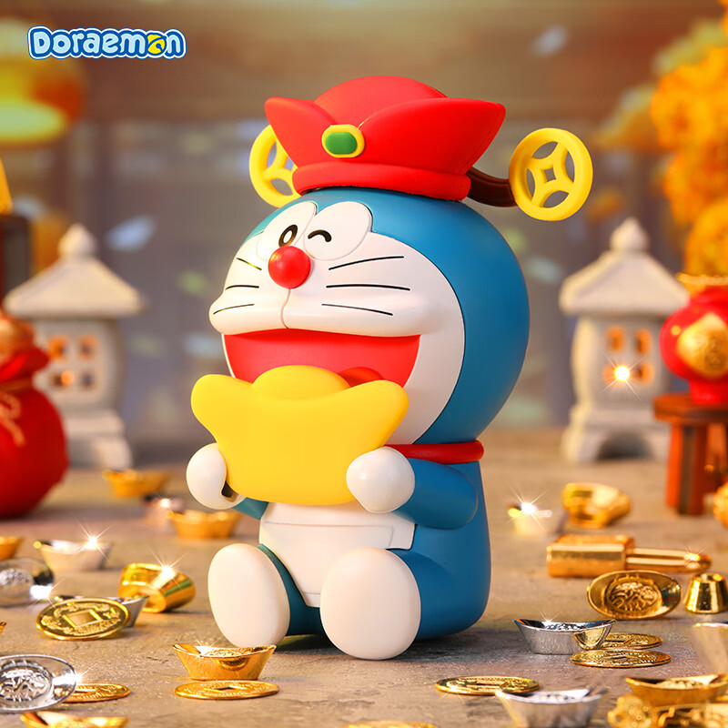 ROCKSPACE哆啦a梦摆件手办香薰玩偶可爱马年招财公仔周边生日礼物送女朋友 马上有钱【白马】马年新款