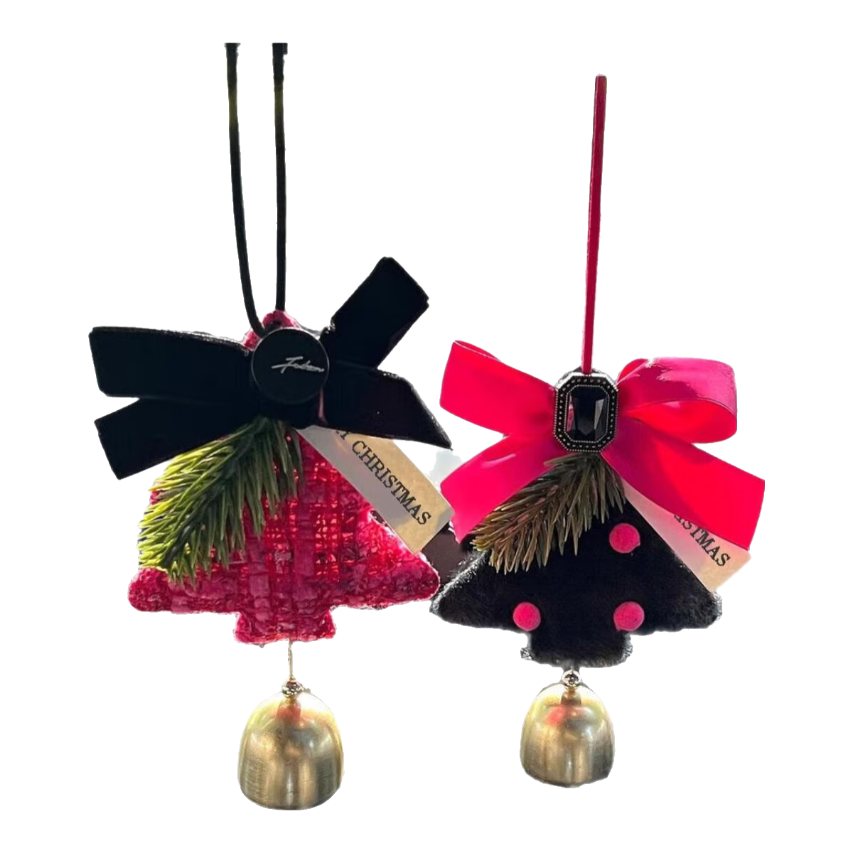 圣誕節(jié)車載香薰香掛裝飾品圣誕樹掛飾風(fēng)鈴吊鈴小掛件車掛情侶禮物 混合香型 4個(gè)裝