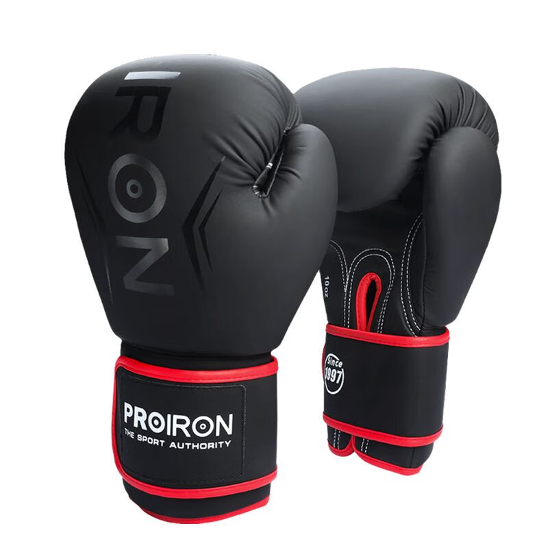 PROIRON普力艾拳擊手套男女成人散打泰拳格斗打沙袋拳套 拳擊手套【一對(duì)裝】 8oz