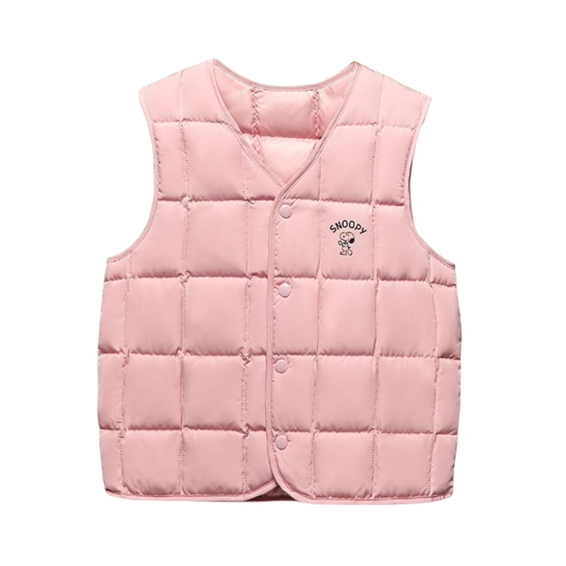 SNOOPY童装儿童秋冬马甲男女童内搭棉背心FJ2971粉色120CM:价格走势、评测和品牌介绍