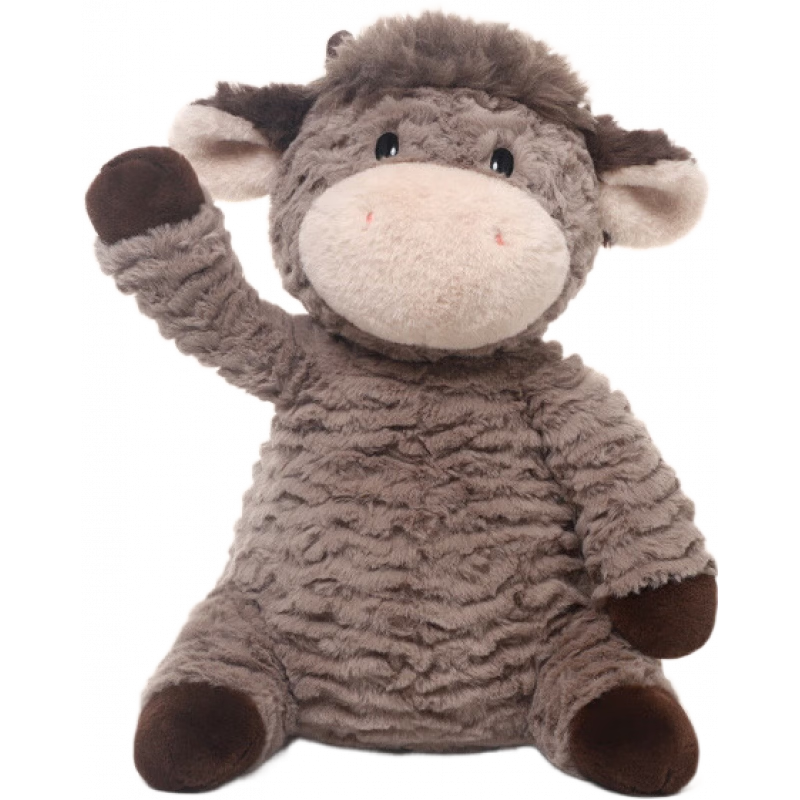 捉趣(ZHUOQU)高地牛索爾毛絨玩具可愛(ài)玩偶陪睡公仔睡覺(jué)抱枕娃娃女生日禮物 高地牛索爾_35CM 普通包裝