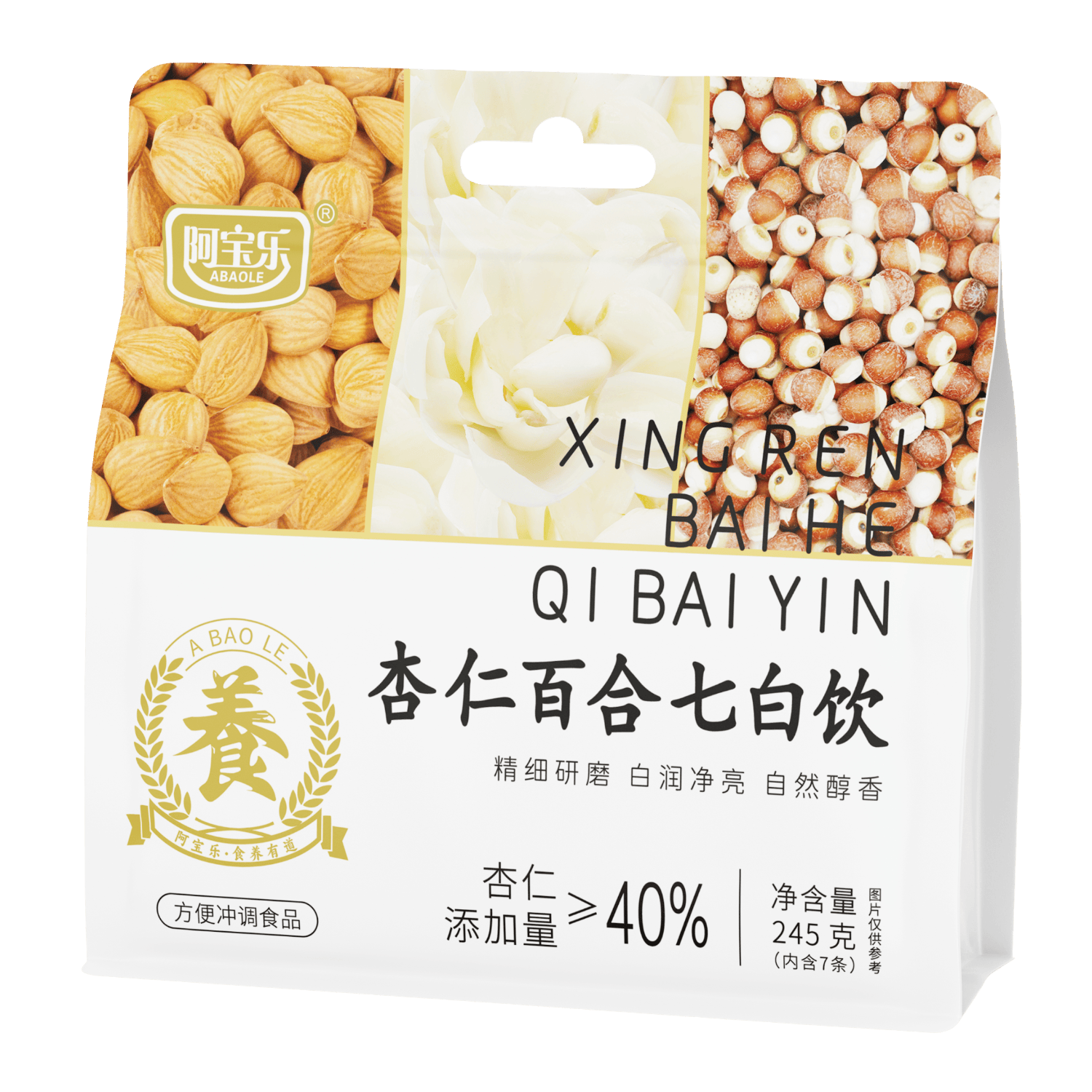 �����֣�ABAOLE�����ʰٺ��߰���245g ɽҩŴ��Ӫ��θʳƷ������װ 4.9Ԫ ����/�׵�