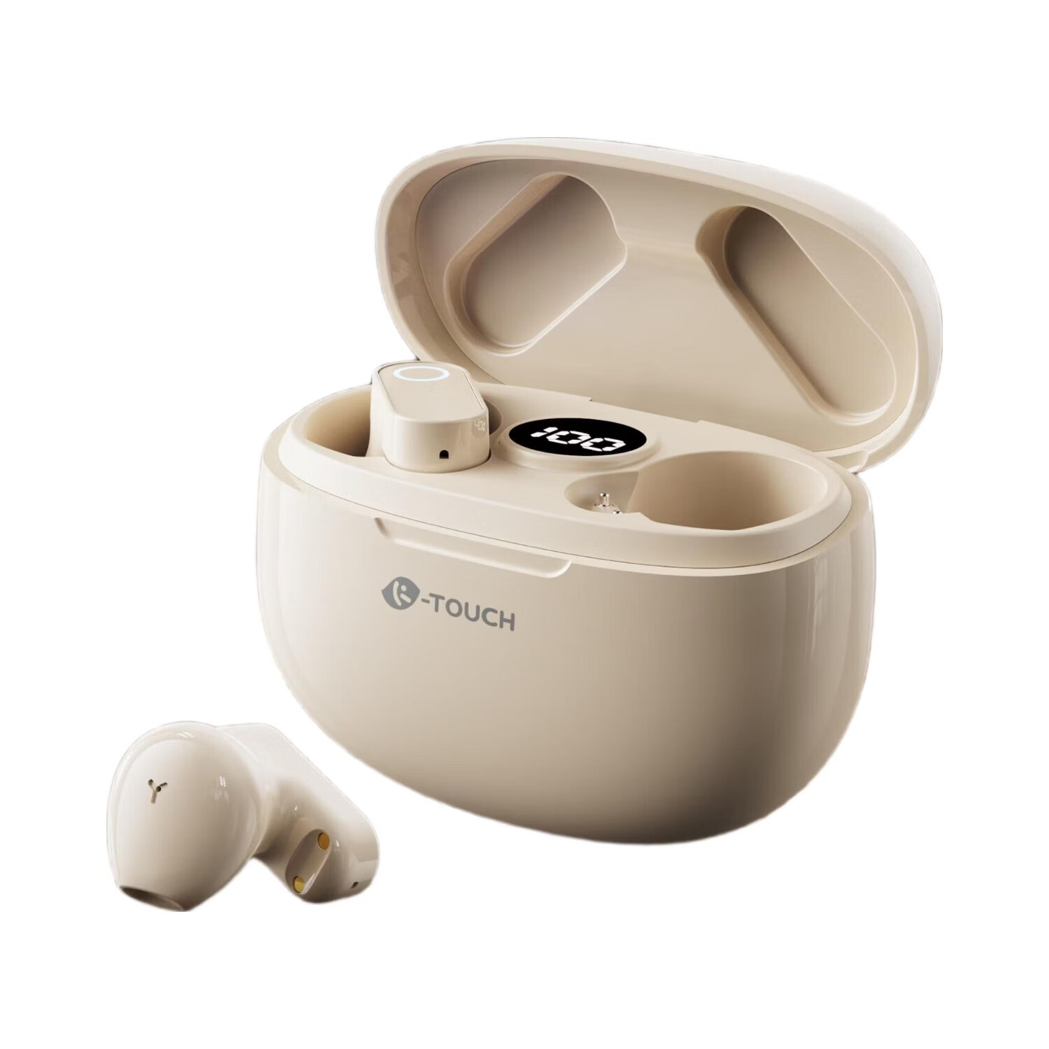 天语（TOUCH）蓝牙耳机2025新款高音质降噪超长续航运动入耳式通用TY-B20 肤色