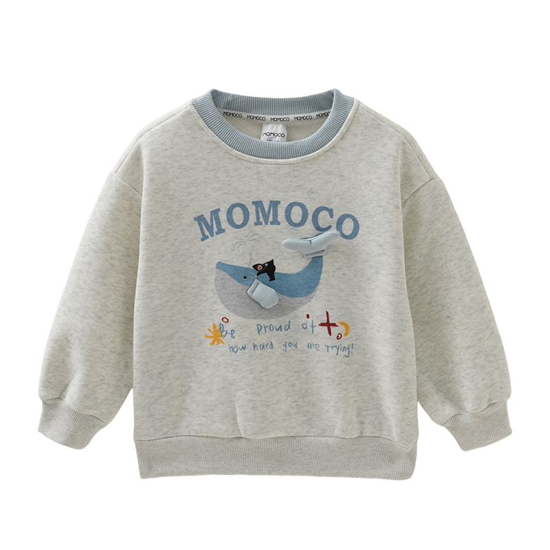 �����꿨��MOMOCO����ͯ���������װͯװ�����޳��䳱������ 47�׻Ҽ���   110    54.93Ԫ