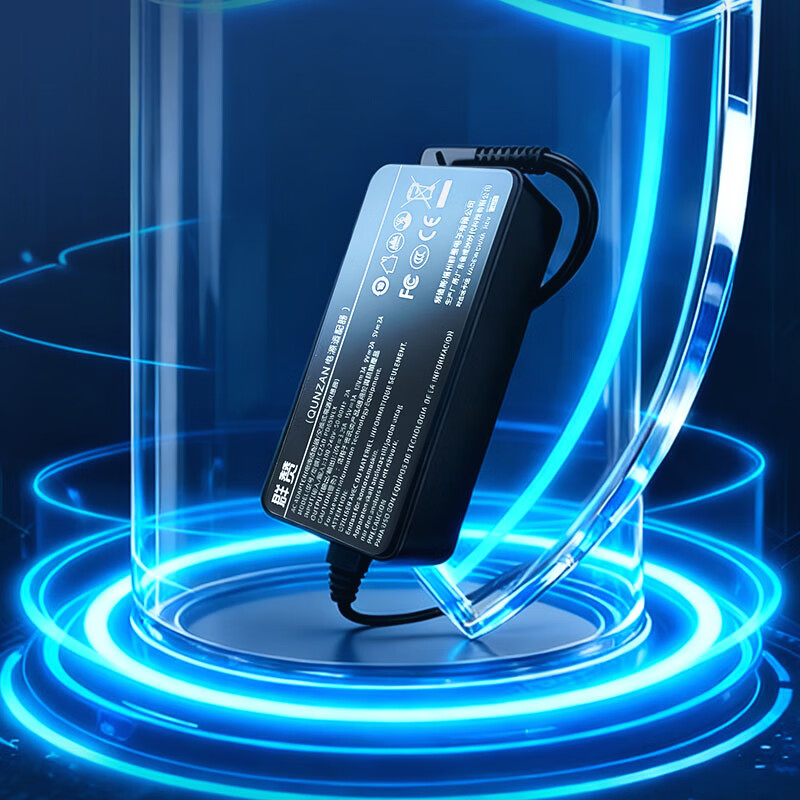 群赞(QUNZAN)笔记本充电器 20V3.25A PD3.0 TYPEC USB-C 65W 液晶显示器 微型计算机 平板电脑 电源适配器 黑色 全新配电源线