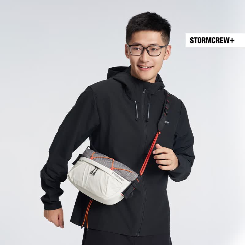 影视飓风斜挎包STORMCREW+ROAM漫游单肩包2.5L户外运动便携男女旅行托特包 斜挎包(黑色)