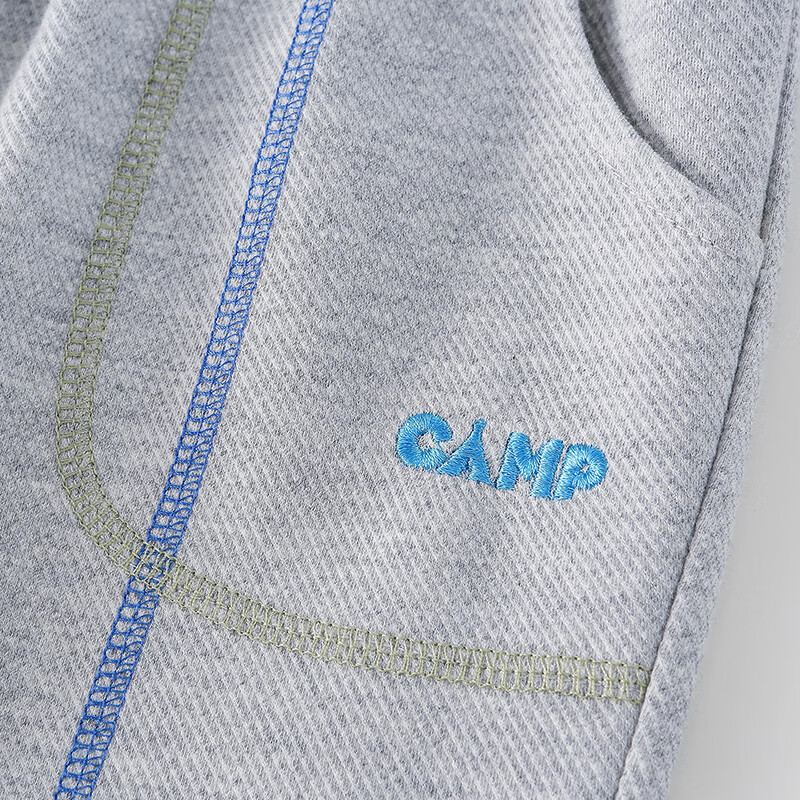 棉花堂(cottontown)【厚加绒】棉花堂儿童裤子加厚秋冬男童长裤女童运动加绒宝宝裤子 紫色 140 140/60