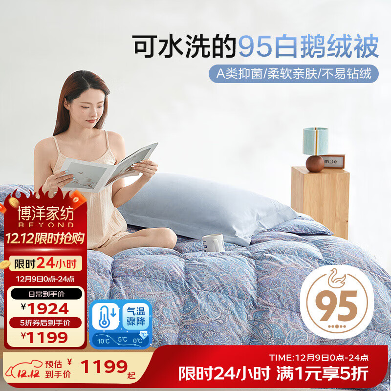 BEYONDҷıӱо95ޱ׶ޱů־Ӻ񶬱Ʒ ļޱ־ˮϴ˹ 150*210cm 659.2Ԫ