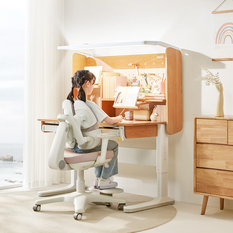 护童（Totguard）线下款儿童学习桌 夺冠_X120HJ-03A_榉木