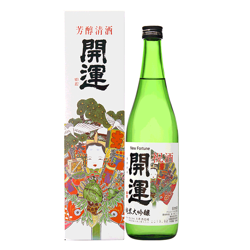开运纯米大吟酿清酒720ml日本原装进口日本酒米酒发酵酒日式清酒