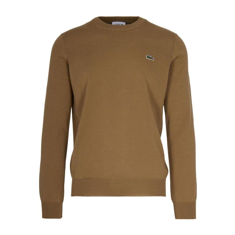 LACOSTE男士毛衣保暖透氣秋冬日常針織簡約 綠色 均碼 |6