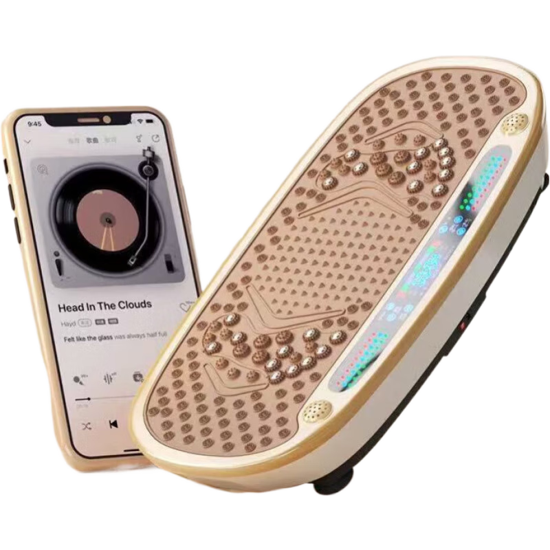 阿沙姆甩脂机抖抖机懒人机瘦肚子神器腰部赘肉燃脂震动律动机 2025升级 2025尊享款_999档位_大功率_金